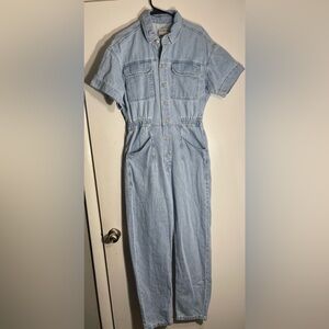 FREE PEOPLE Preloved in good condition WE THE FREE Marci denim jumpsuit p2p 20.5